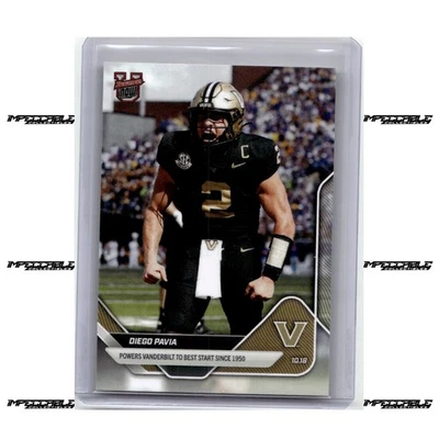 Bowman U Now 2025 - #31 Diego Pavia novato/1116 mejor comienzo desde 1950 Foto 1 de 2