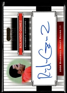 2008 Razor Signature Series Rolando Gomez Auto Los Angeles Angels #174 - Picture 1 of 2