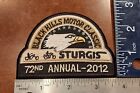 2012 Official Sturgis, SD 72nd Harley Davidson MC Rallye veste/gilet patch