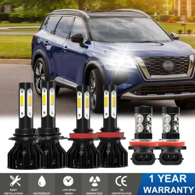 Combo faros LED + bombillas antiniebla para Nissan Pathfinder 2013 2014 2015 2016 Foto 1 de 4