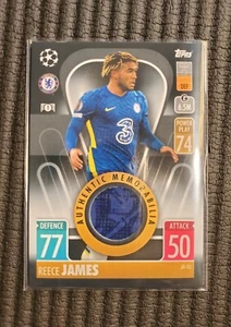 Topps match attax 2021/22 REECE JAMES 2 Color Jersey Relic Card JR-RJ - Picture 1 of 8