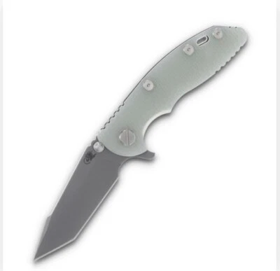 Hinderer XM-18 3.0″ Harpoon Tanto - Jade G10, Working Finish Ti - NEW - Image 1 of 3