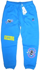 New Adidas Originals Fleece Jogger Unite Sweat Pants NWT Size L Pulse Blue - Picture 1 of 9