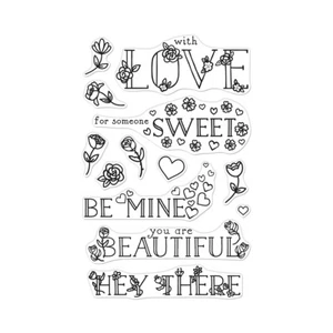 Hero Arts Stamp Loving Messages 13pc Set - Picture 1 of 4