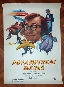 Sleeper (1973) Woody Allen Original Poster Yugoslav Edition - Picture 1 of 1