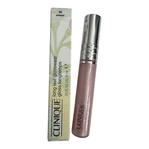 Clinique Long Last Glosswear WHISPER 15 Lipgloss FullSize .20 Fl Oz Discontinued - Picture 1 of 4