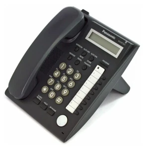 Teléfono con pantalla básica Panasonic KX-DT321-B carbón - Imagen 1 de 3