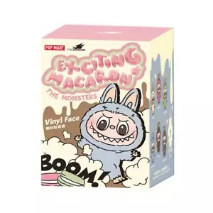 POPMART Labubu The Monsters Etciting Macaron Plush Series (1 Blind Box ) Figure - Picture 1 of 13