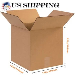 Shipping box 12 "x 12" x 12 "corrugated boxes for packing, moving and storing - Picture 1 of 5