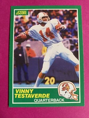 🐶  1989 Score Vinny Testaverde Tampa Bay Buccaneers #224 - Image 1 of 2