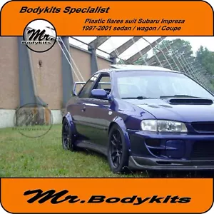 Mr. Plastic Fender Guard Wheel Flare for Subaru Impreza GC8 97-01 Sedan/Wagon - Foto 1 di 12
