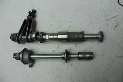 1974 KAWASAKI KZ400 (#398) REAR WHEEL AXLE FRONT TIRE AXLE  - Image 1 of 4