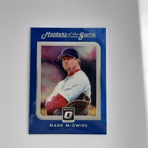 2016 Panini Donruss Optic Masters of the Game Blue #MG7 Mark McGwire #D / 149