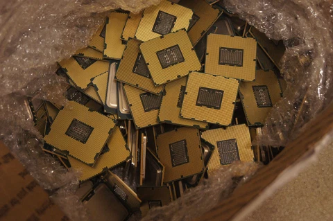 10 LBS POUNDS HIGH YIELD SCRAP PINLESS CPUS FOR gold precious metal recovery Cover