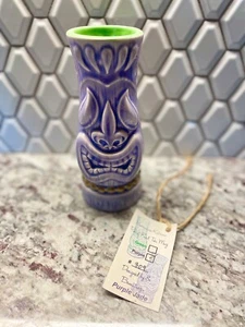 TIKIFARM PURPLE JADE KATRINA RELIEF TIKI MUG 2005 - Picture 1 of 6
