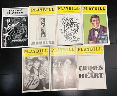 LOT Of  7 Vintage Theatre Playbills - Image 1 of 4