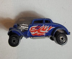 Vintage 1980s Diecast Toy Car Matchbox Toys Error White Heat '33 Willy's Hot Rod - Picture 1 of 6