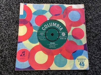 EDITH PIAF - MILORD 1959 UK SINGLE COLUMBIA DC 754 EXCELLENT CONDITION - Image 1 of 4