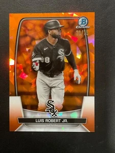 Tarjeta refractor naranja zafiro Bowman Luis Robert 2023 serie 76 #70/75 - Imagen 1 de 2