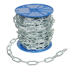 Stahlkette DIN5685 verzinkt kurzgliedrig & langgliedrig Rundstahlkette Kette - Bild 1 von 1