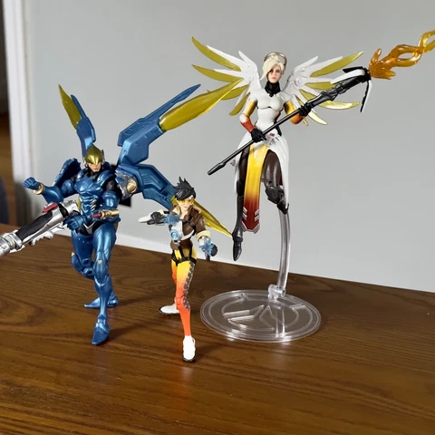 Hasbro Overwatch Ultimates Lot: Mercy - Pharah - Tracer!! Cover