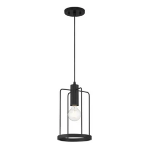 Designers Fountain Tafo 1 Light Pendant, Black - D273M-8P-MB - Picture 1 of 1