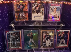 2024-2025 MLB Nationals Dylan Crews /50 Auto MIT SP, Parallel & #D RC Karten Lot - Bild 1 von 7