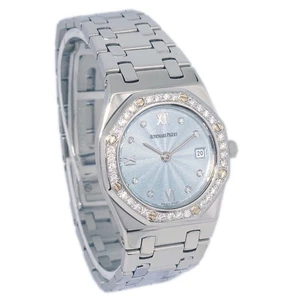 Audemars Piguet Royal Oak Quartz Watch SS Diamond 165524 - Picture 1 of 7