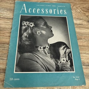 1945 Accessories Catalog J & P Coats Thread The Spool Cotton Company Fashions   - Picture 1 of 9