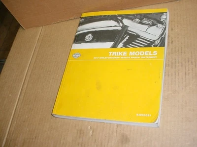 Harley Davidson 22017 Triciclo manual de suplemento de servicio de fábrica 15453 Foto 1 de 4