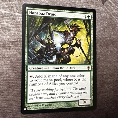 Harabaz Druid 105 MTG the List NM Condition - Image 1 of 2