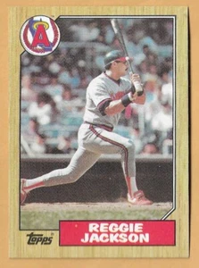 Reggie Jackson Angels #300 - Topps casi nuevo-como nuevo 1987 - Imagen 1 de 2