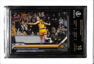 YOU PICK 2023-24 TOPPS BOWMAN UNIVERSITY NOW #26 CAITLIN CLARK BGS 9.5, 10, BL - Picture 1 of 22