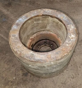 Belt Pulley 8 Hole Farmall H Super H M 300 350 SMTA Tractor ORIGINAL IHC Tractor - Picture 1 of 6