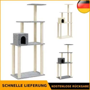 Kratzbaum mit Sisal-Kratzsäulen 147cm Katzenbaum Katzen mehrere Auswahl vidaXL - Bild 1 von 61
