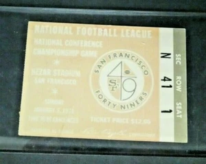 Talón de boleto de juego de fútbol americano Raiders vs Colts 1971 campeonato - Imagen 1 de 2