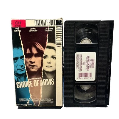 VHS Choice of Arms 1981 Gerard Depardieu, Catherine Deneuve Ives Montand V3 - Image 1 of 2