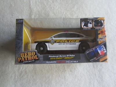 2011 Jada Toys Hero Patrol Precincts:  Pittsburgh 2010 Chevy Impala NIP - Image 1 of 4