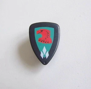 PLAYMOBIL (L6100) MOYEN-AGE - Bouclier Gris Vert Aigle Rouge Chevalier 4866 4868 - Imagen 1 de 1