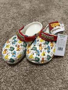 Pokémon  Iconic Crocs Kids Size C10 - Picture 1 of 4