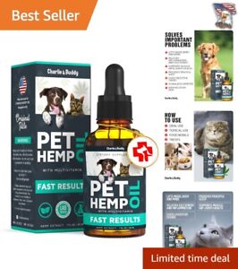 Omega-Rich Hemp Oil for Dogs and Cats - Safe, Effective Relief for Any Breed