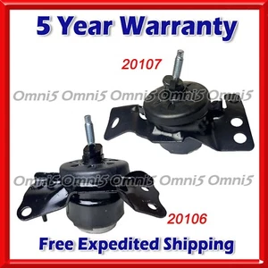 O373 Fits 2021-2023 Jeep Wrangler 3.6L F/LT & F/RT Motor Mount Set A20107 A20106 - Picture 1 of 6