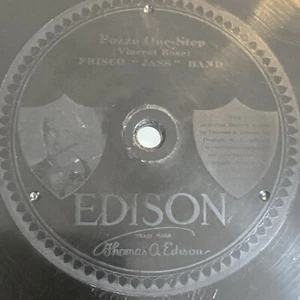 EDISON 50464 FRISCO JASS BAND 78 rpm POZZO 1917 V+ - Imagen 1 de 6