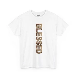 BLESSED CAMO- TEE SHIRT TO MATCH AIR JORDAN 3 DESERT CAMO SNEAKER SHIRT - Picture 1 of 46
