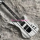 White Synyster Gates Electric Guitar 6 String Maple Neck Black Hardware In Stock