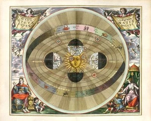 Beautiful Ancient Map of the Universe and Zodiac CANVAS ART PRINT 24"X18" #6 - Picture 1 of 1