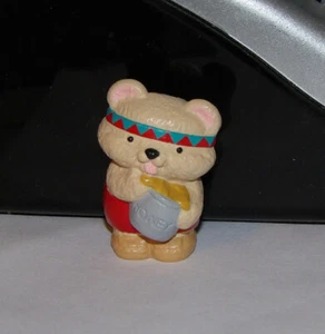 Hallmark Thanksgiving Merry Miniature 1993 INDIAN BEAR with honey pot - No Box - Picture 1 of 3