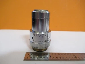LEITZ OBIETTIVO UV QUARZO H 32X PARTE MICROSCOPIO INFINITY OPT COME NELLA FOTO 8C-A-56 - Foto 1 di 10
