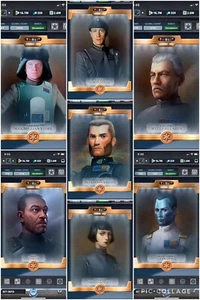 Topps Star Wars Digital Card Trader Bronze 7 Card Digital Galaxy Imperial Set - Picture 1 of 1