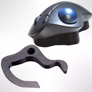Maßgefertigter abgewinkelter Ständer für Logitech M575 kabellose Trackball-Maus - Bild 1 von 12